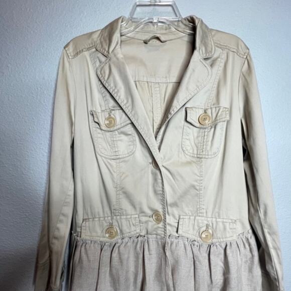 Vintage Lagrutta Art One of a Kind Handmade Trench Coat Dress - Picture 7 of 15
